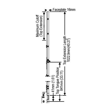 Strybuc Manual Top Tongue Ext 850-8778419